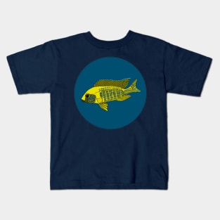 New Yellow Regal Cichlid Kids T-Shirt